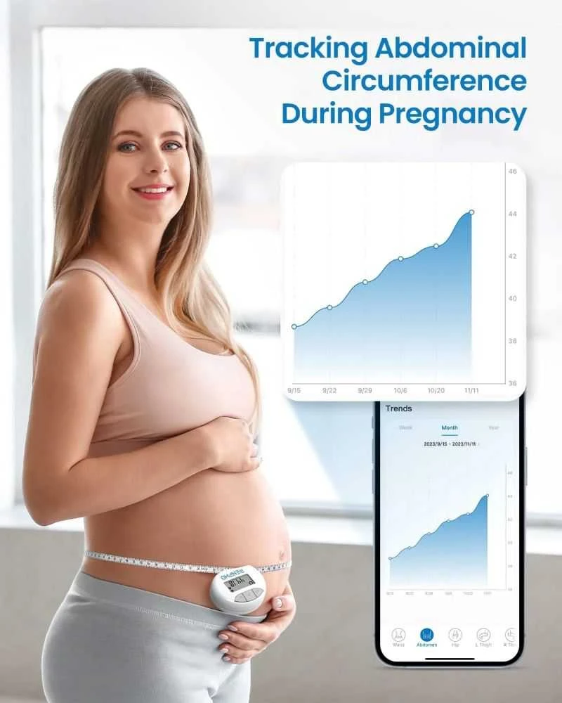 RENPHO Išmanioji „Bluetooth“ skaitmeninė kūno matavimo juosta