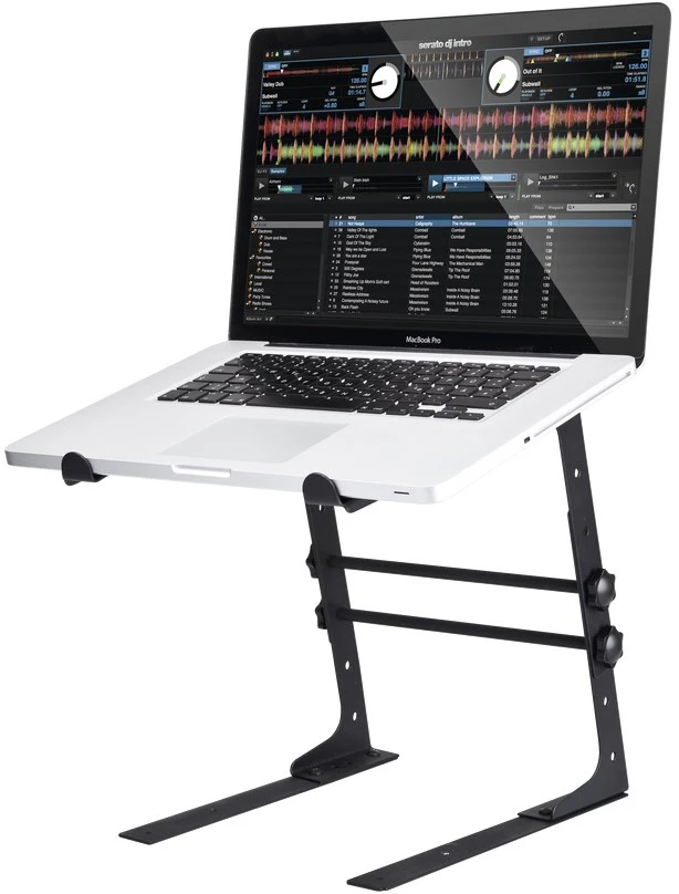 REP Reloop laptop stand V.2 – nešiojamojo kompiuterio stovas, juoda 43,2 cm (17″)