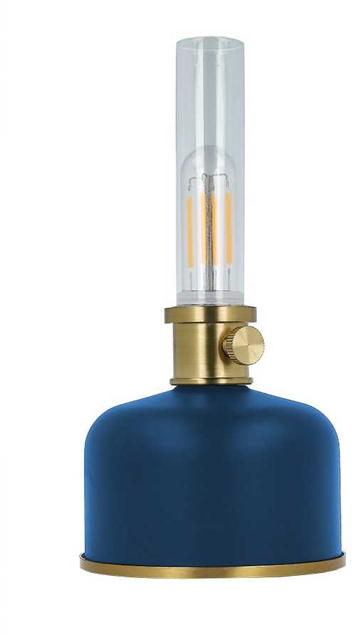 Plastrol Retro Petroleum LED lempa mėlynas FLR-35 Forever Light