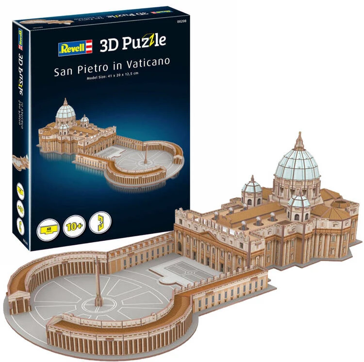 Dėlionė Revell 3D spatial puzzle St. Peter's Basilica Vatican 68 ele68 ZA5435