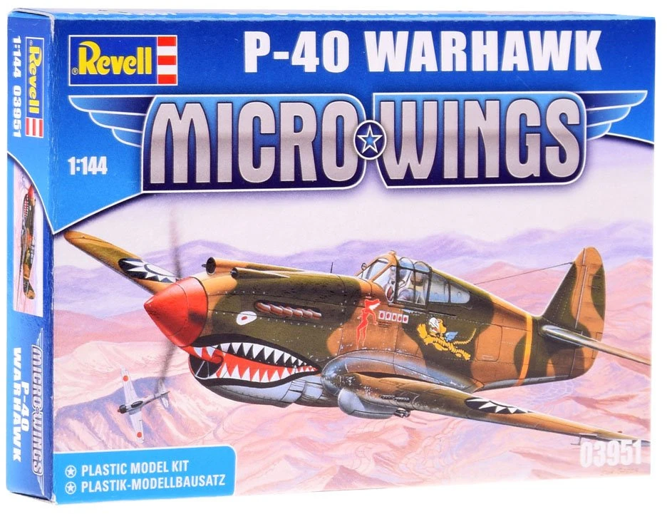 „Revell Micro Wings“ modelis P-40 Warhawk 1:144