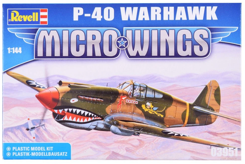 „Revell Micro Wings“ modelis P-40 Warhawk 1:144
