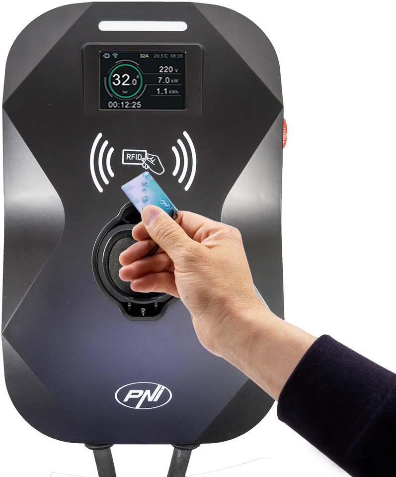 RFID įkrovimo aktyvavimo kortelė, skirta PNI KW11 16A 11KW ir PNI KW22 32A 22KW stotelėms