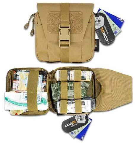 Rhino Rescue CORDURA Standart IFAK-Portable Medical Kit – Antro lygio pirmosios pagalbos medicininė vaistinėlė skirta naudoti mūšio lauke