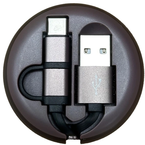 Richmond&Finch Richmond&Finch laidas USB-C/MicroUSB, juodas/kamufliažinis CWTYPE-207