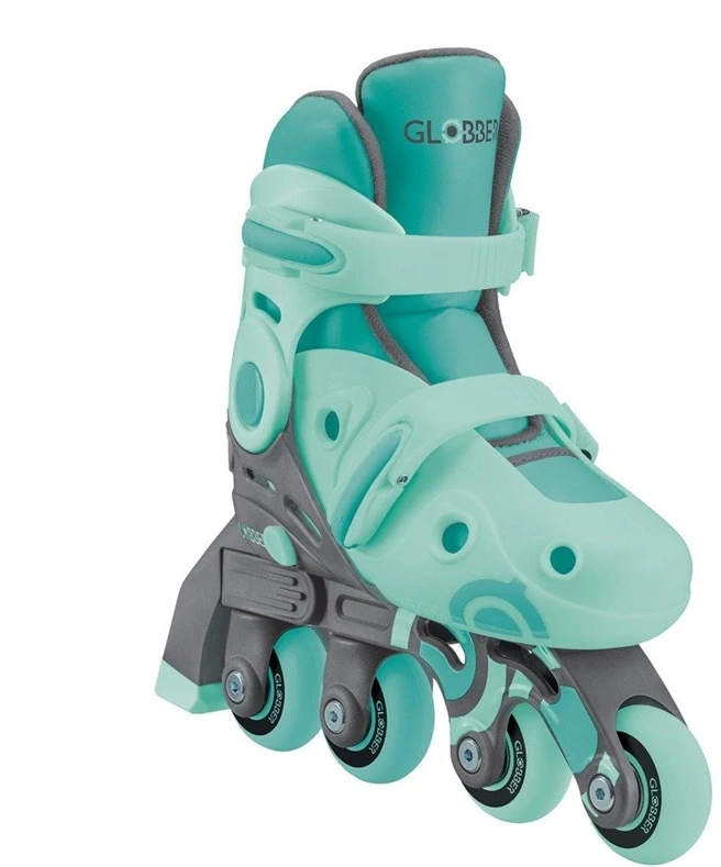 Mokomieji riedučiai Globber Learning Skates 2in1, S/M 30-33, 5+ m., mėtiniai