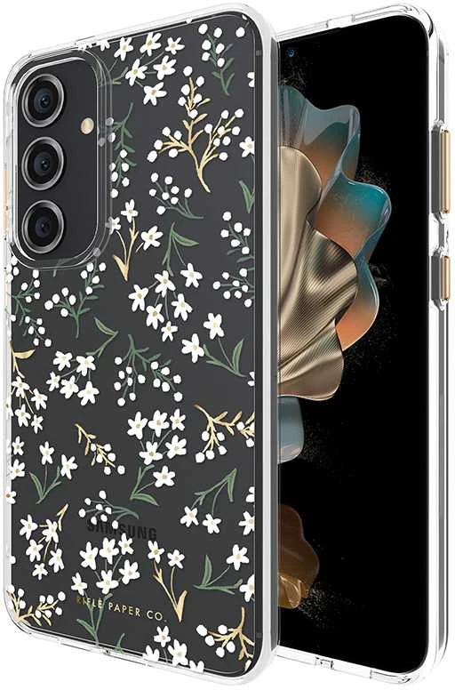 Rifle Paper Clear - Samsung Galaxy S24+ dėklas Petite Fleurs