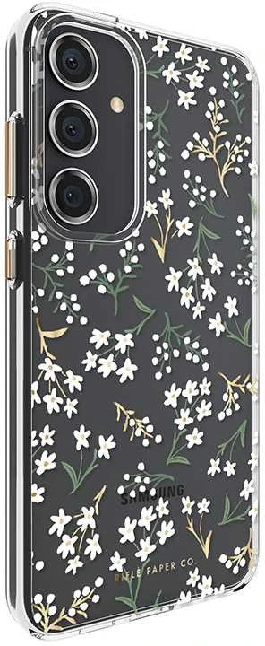 Rifle Paper Clear - Samsung Galaxy S24+ dėklas Petite Fleurs
