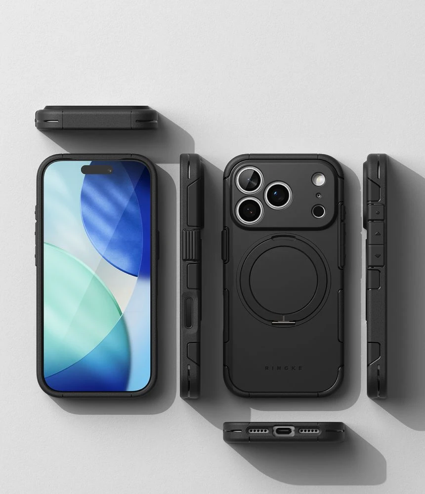 Dėklas Ringke Alles MagSafe Case for iPhone 18 Pro / 17 Pro - Juodas