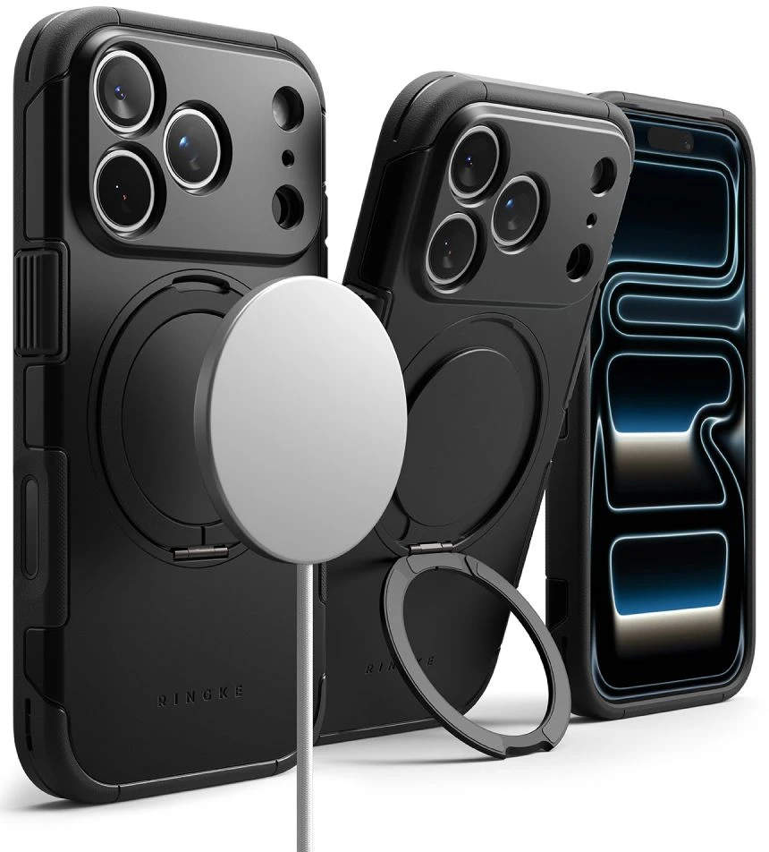 Dėklas Ringke Alles MagSafe Case for iPhone 18 Pro / 17 Pro - Juodas