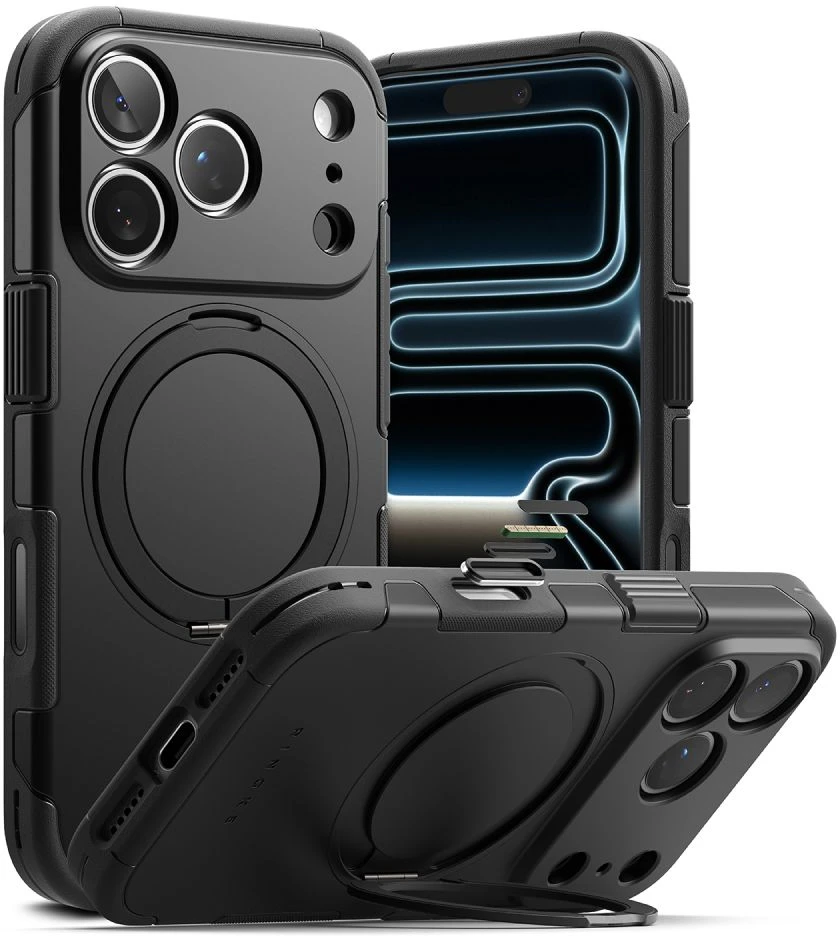 Dėklas Ringke Alles MagSafe Case for iPhone 18 Pro / 17 Pro - Juodas