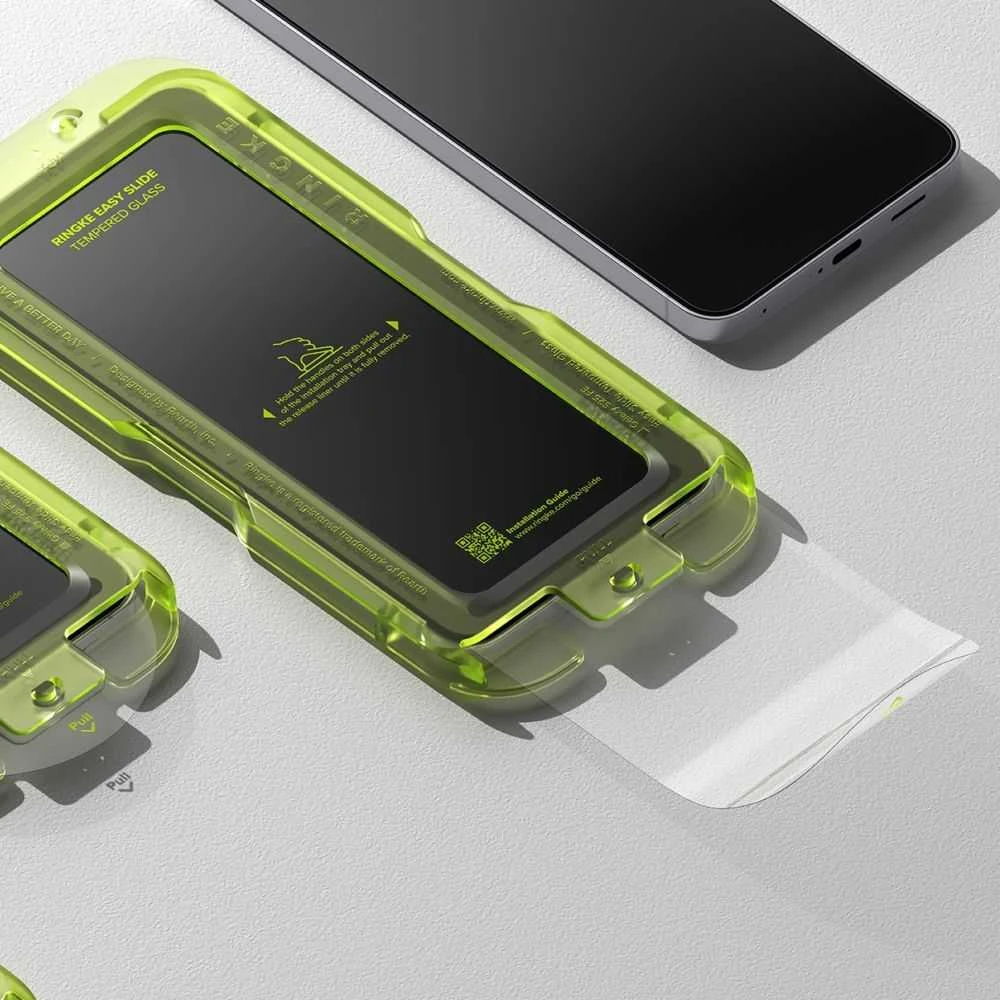 „Ringke Easy Slide Glass“ 2 vnt. sijonų Samsung Galaxy S25 FE
