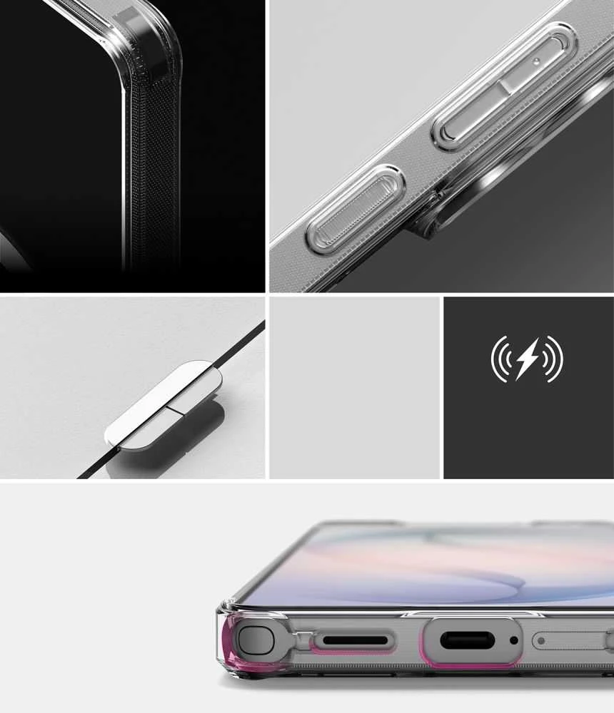 Ringke Fusion Magnetic MagSafe dėklas Samsung Galaxy S26 Ultra skaidrus