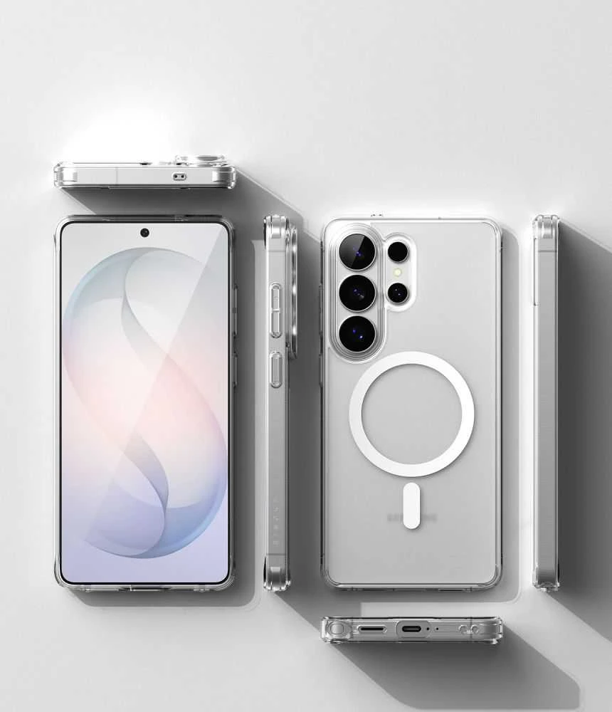 Ringke Fusion Magnetic MagSafe dėklas Samsung Galaxy S26 Ultra Matte skaidrus