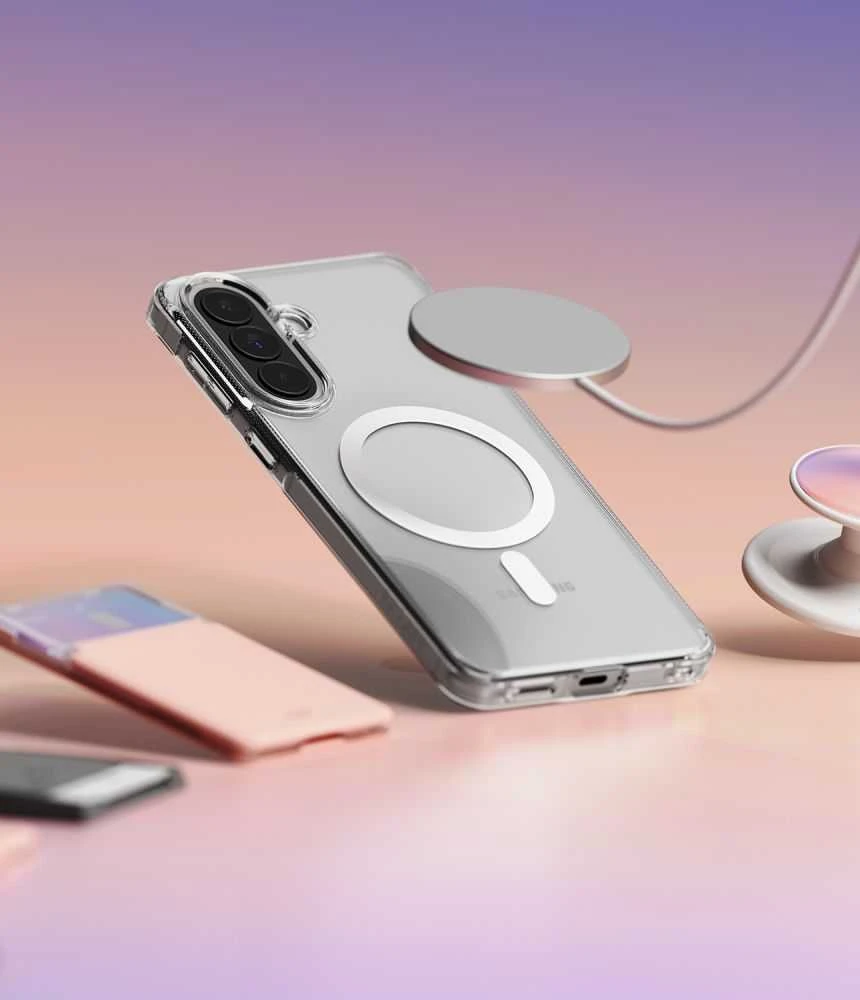 RINGKE FUSION MAGNETIC MagSafe Samsung Galaxy A57 5G SKAIDRUS dėklas