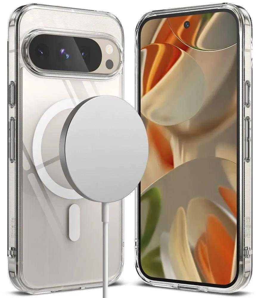 „Ringke Fusion MagSafe“ dėklas, skirtas „Google Pixel 9/9 Pro“ – skaidrus