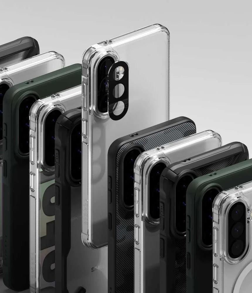 RINGKE FUSION Samsung Galaxy A57 5G MATINIS SKAIDRUS dėklas