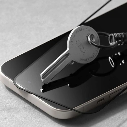 Ringke iPhone 15/ 16 Screen Protector Privacy Tempered Glass 9H with installation jig Transparent