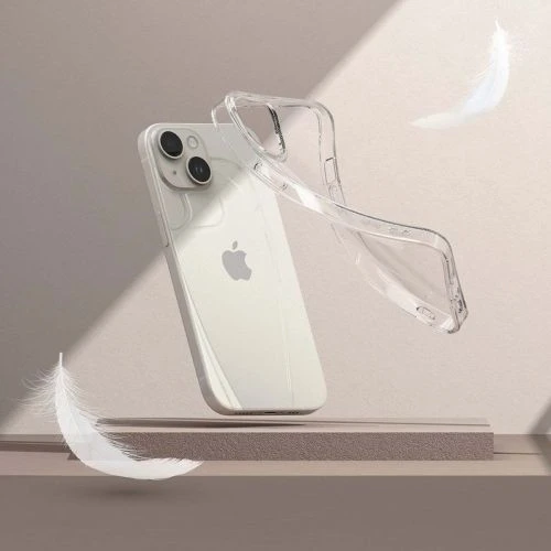 Dėklas Ringke iPhone 15 Case Slim Clear