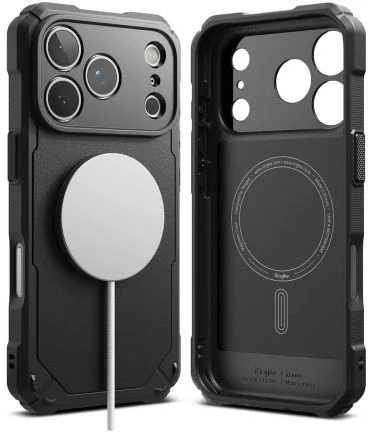 Ringke iPhone 17 Pro Max Dėklas Rugged Gear Magnetic Juodas