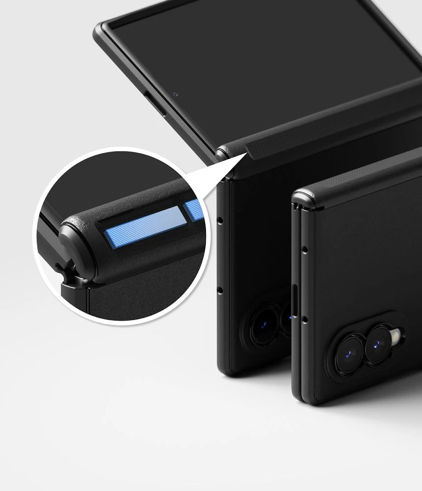 RINGKE ONYX FLAP MAGNETINIS MagSafe DĖKLAS Samsung Galaxy Z FOLD 8 Juodas