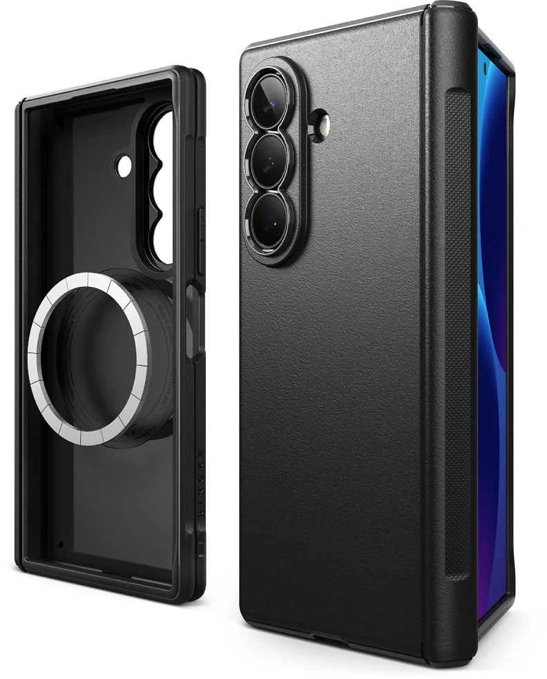 RINGKE ONYX FLAP MAGNETINIS MagSafe DĖKLAS Samsung Galaxy Z FOLD 8 ULTRA Juodas