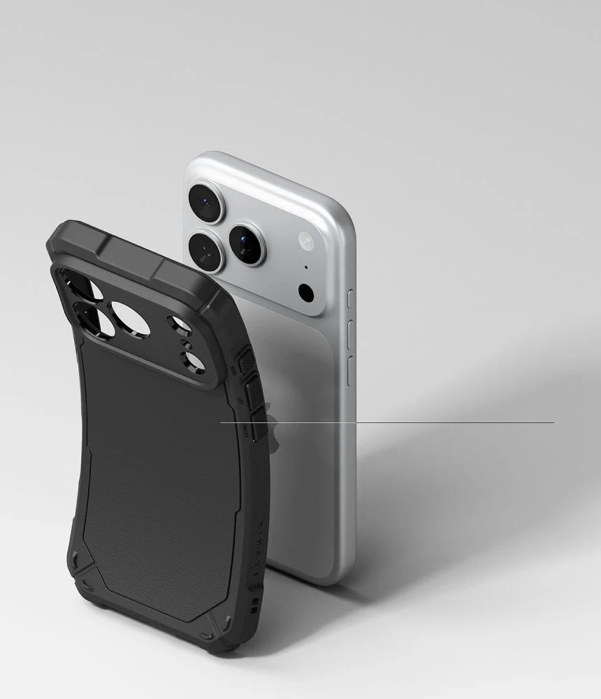 RINGKE RUGGED GEAR MAGNETINIS MagSafe DĖKLAS iPhone 17 Pro Max / 18 Pro Max Juodas