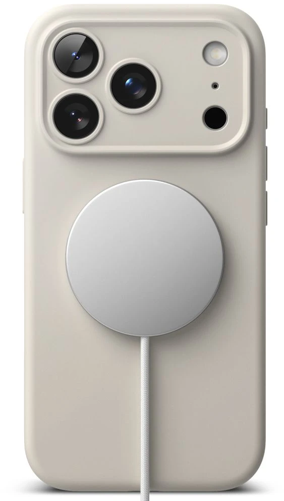RINGKE SILIKONINIS MAGNETINIS MAGSAFE DĖKLAS iPhone 17 PRO / 18 PRO STONE