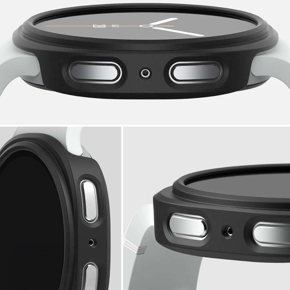 RINGKE SLIM 2-PACK GALAXY WATCH 8 / 9 (40 MM) SKAIDRUS IR MATINIS Juodas