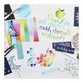 Kūrybinis rašiklių rinkinys Edding Colour Happy Big Box, 69 rašikliai ir spalvų maišiklis