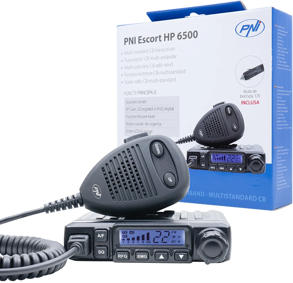 Rinkinys: PNI Escort HP 6500 ASQ + CB PNI Extra 40