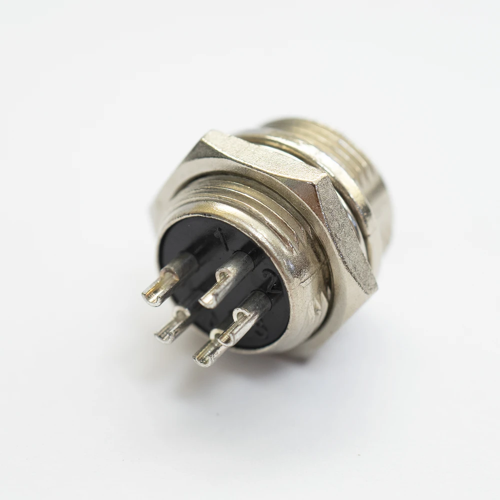 Rinkinys su 10 vnt. PNI vyrišku mikrofono kištuku su 5 kontaktų PCB jungtimi