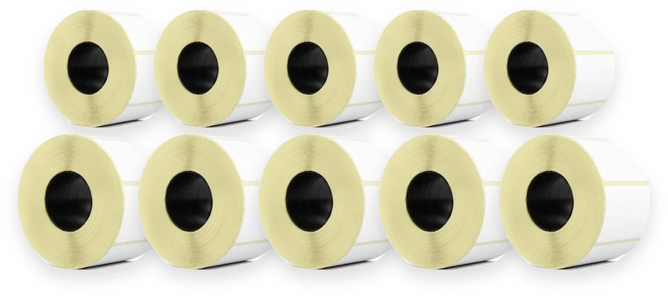Riven Supply Terminės etiketės 58×30 mm, 10 rul. po 1000 vnt.