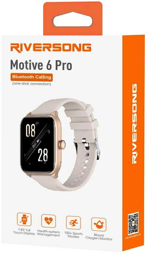 Riversong išmanusis laikrodis Motive 6 Pro rožinio aukso spalvos SW62
