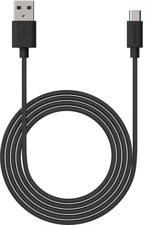 Riversong kabelis Beta 20 USB - USB-C 2m 3A juodos spalvos CT115