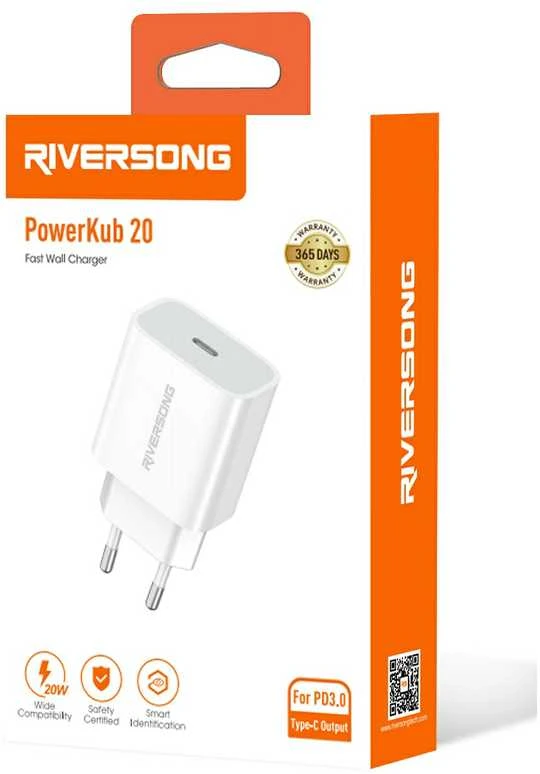 Riversong PowerKub 20 įkroviklis su pakuote