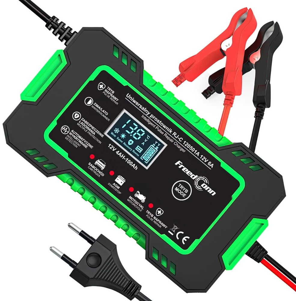 RJ Tianye FreedConn RJ-C 120501A 12 V, 6 A akumuliatoriaus įkroviklis