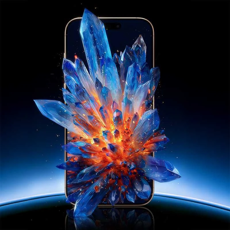 Rock Apsauginis stiklas HD Full-coverage Anti-static skirtas Apple iPhone 17 Pro Max