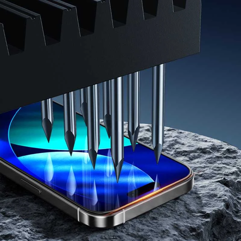 Rock Apsauginis stiklas HD Full-coverage Anti-static skirtas Apple iPhone 17 Pro Max