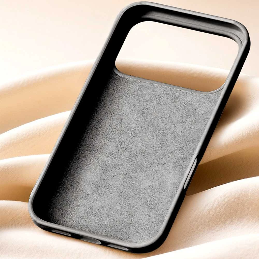 Rock Armor Matte Magnetic Series dėklas skirtas Apple iPhone 17 Pro Max juodos spalvos