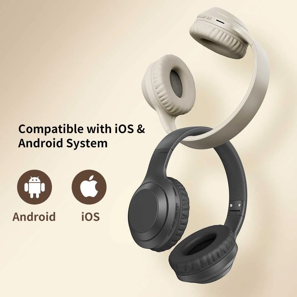 Oem Rock ausinės O2 bluetooth beige