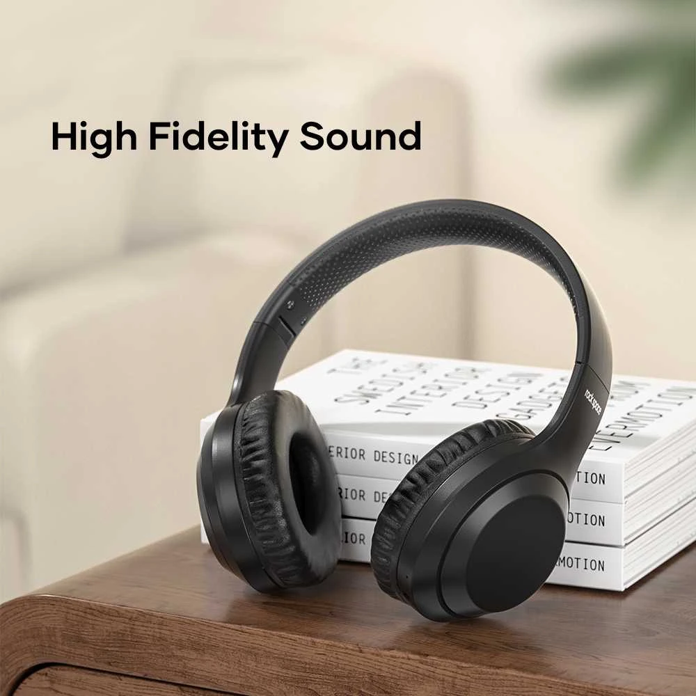 Oem Rock ausinės O2 bluetooth juodos spalvos