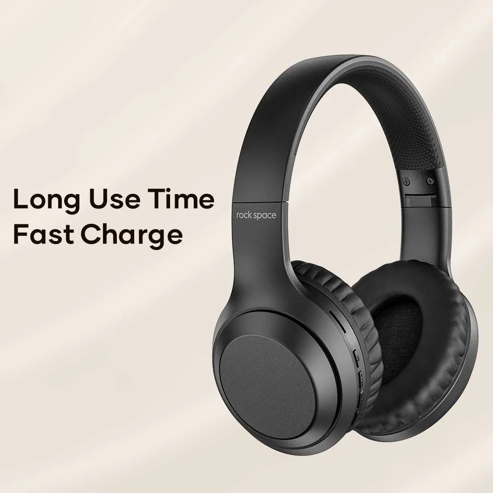 Oem Rock ausinės O2 bluetooth juodos spalvos