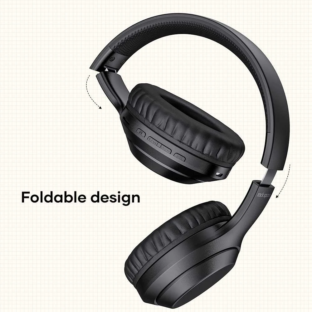 Oem Rock ausinės O2 bluetooth juodos spalvos