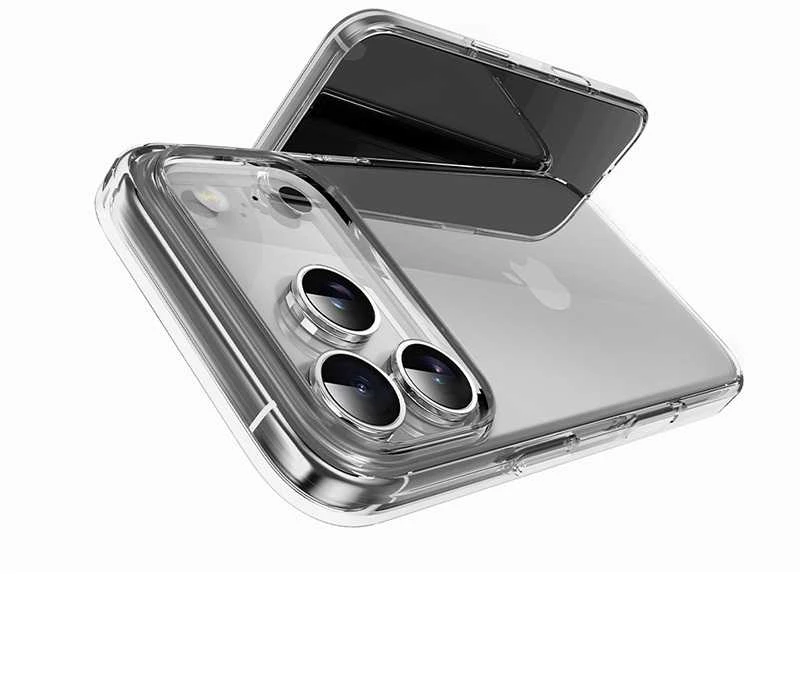 Rock Crystal Shield Series dėklas skirtas iPhone 17 Pro skaidrus