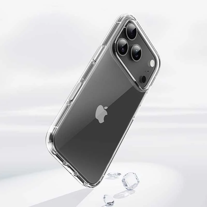 Rock Crystal Shield Series dėklas skirtas Apple iPhone 17 Air skaidrus