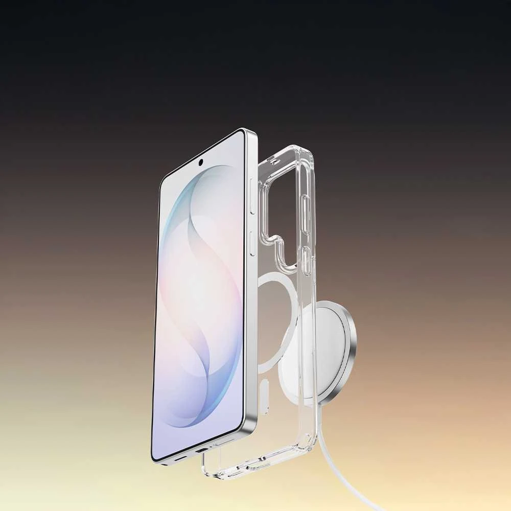 Rock dėklas Crystal Transparent Series Magnetic skirtas Samsung Galaxy S26 Plus skaidrus