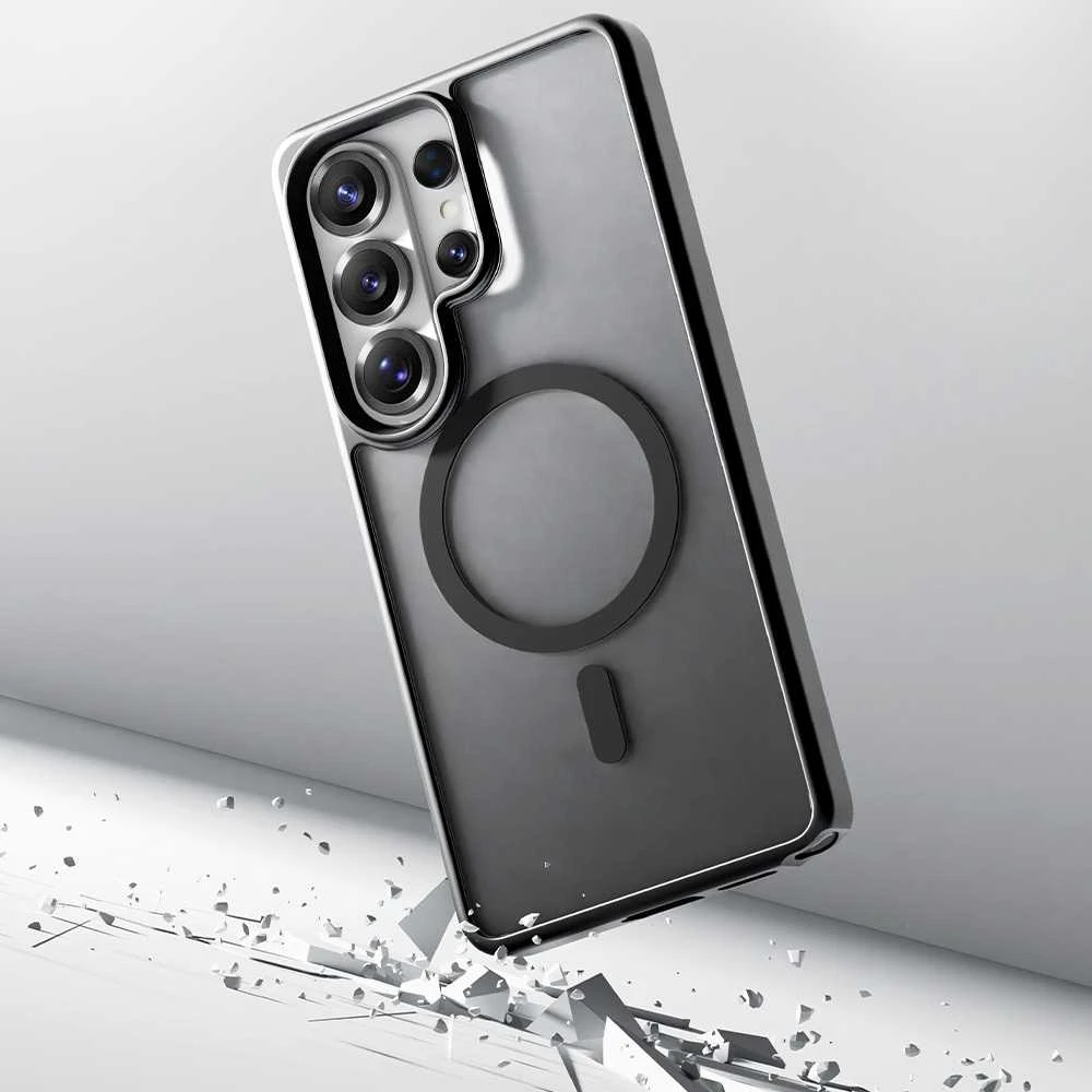 Rock dėklas Guard Touch Matte Series Magnetic skirtas Samsung Galaxy S26 juodos spalvos