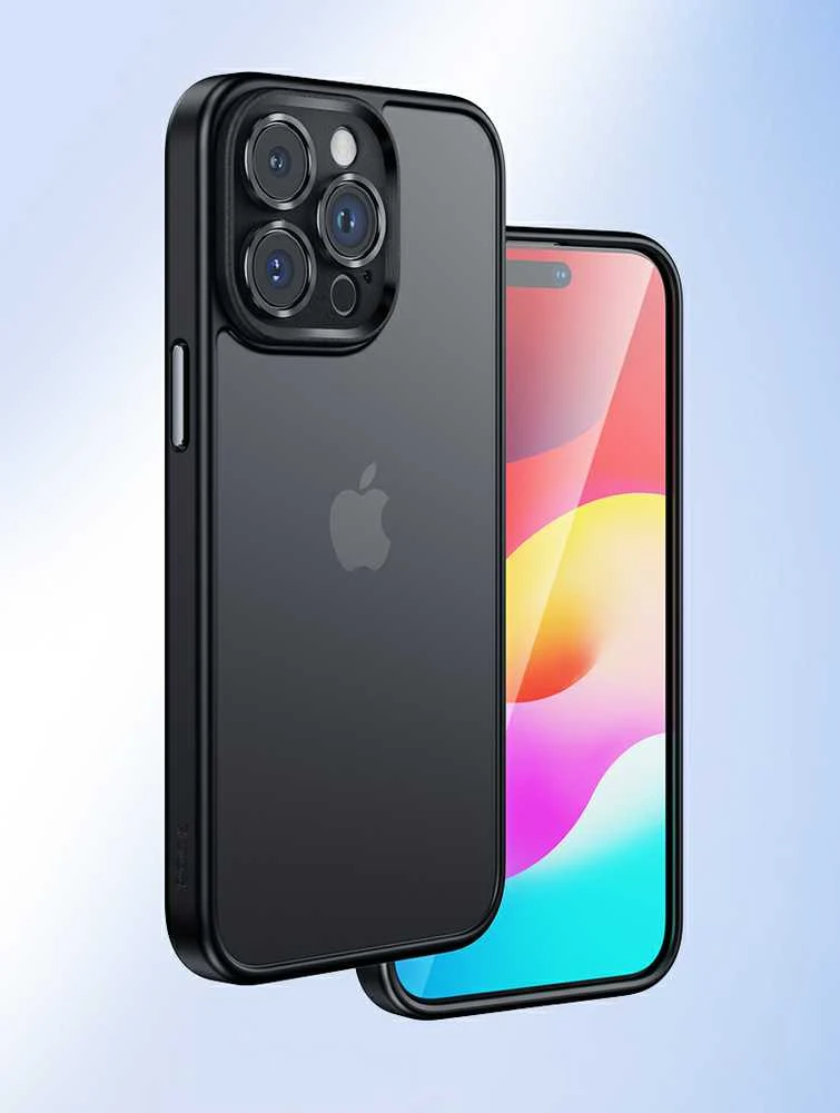 Rock Guard Touch Matte Series dėklas skirtas Apple iPhone 15 Plus baltos spalvos