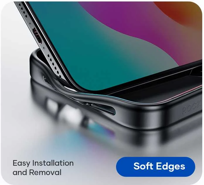 Rock Guard Touch Matte Series dėklas skirtas Apple iPhone 15 Plus baltos spalvos